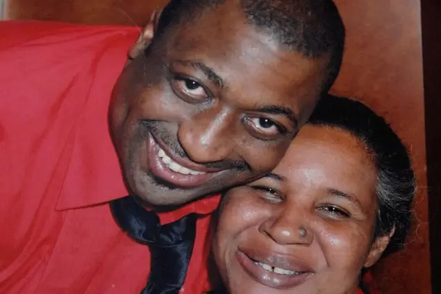 Eric Garner with his wife, Esaw.